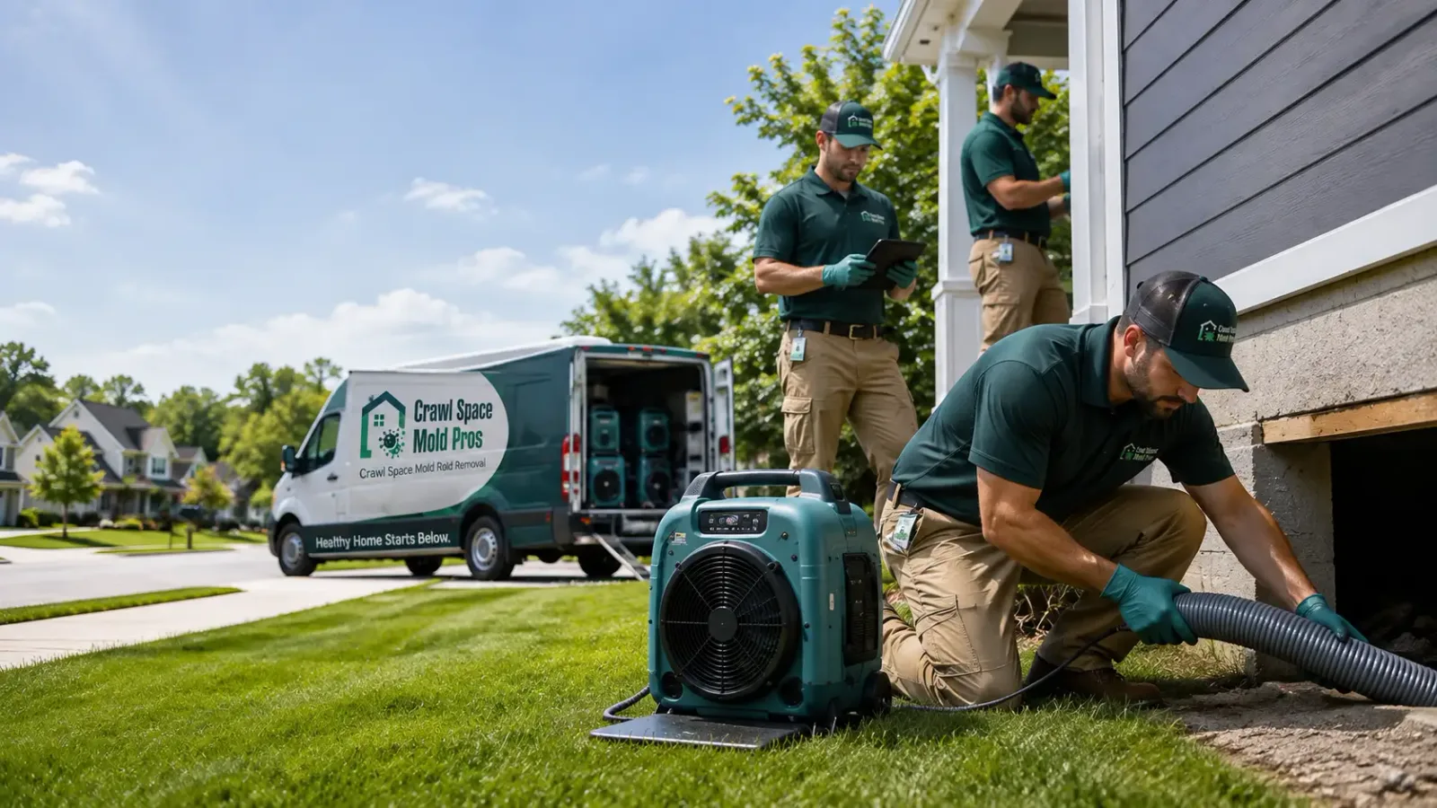 Crawl Space Mold Removal in Suffolk, VA
